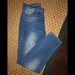Super stretch size 6S hi-rise jegging skinny jeans
